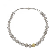 Load image into Gallery viewer, Estate David Yurman Sterling Silver and Gold Bead Element Necklace

