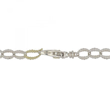 Load image into Gallery viewer, Lagos Sterling Silver and 18K Gold Mother-of-Pearl Station Necklace
