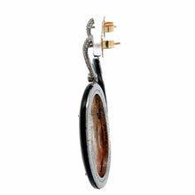 Load image into Gallery viewer, Maharaja Sterling SIlver Mother-of-Pearl Drop Earrings
