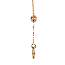 Load image into Gallery viewer, Cartier 18K Gold Trinity Lariat Necklace
