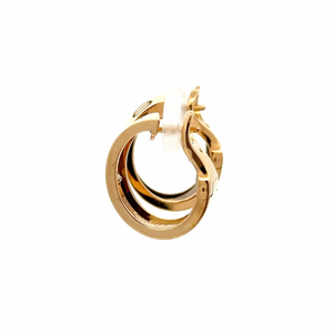 Cartier 18K Gold Love Hoop Earrings with Diamonds