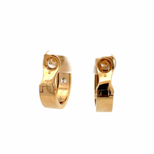 Load image into Gallery viewer, Cartier 18K Gold Love Hoop Earrings with Diamonds
