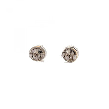 Load image into Gallery viewer, Maharaja 14K White Gold Opal Stud Earrings
