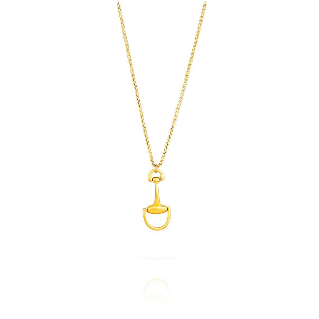 Vincent Peach 14K Gold 'Montanta' Pendant Necklace