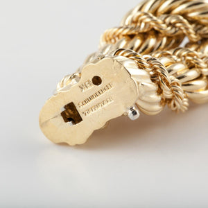 Vintage Tiffany & Co. Schlumberger 18K Gold  Diamond Bracelet