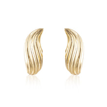 Load image into Gallery viewer, Estate Christofle 18K Gold Swirl Earrings
