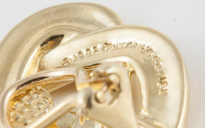 Estate Tiffany & Co. 18K Gold Earrings