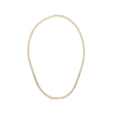 Load image into Gallery viewer, Estate 18K Gold Riviera Diamond Necklace
