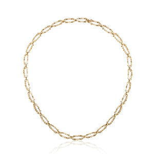 Estate 18K Gold Link Necklace