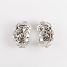 Load image into Gallery viewer, Mauboussin 18K White Gold Diamond Earrings
