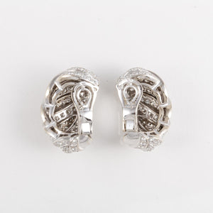 Mauboussin 18K White Gold Diamond Earrings