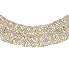 Load image into Gallery viewer, 18K Two-Tone Gold Diamond Collar Necklace
