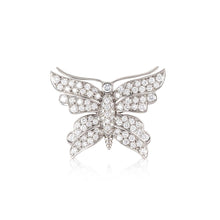Load image into Gallery viewer, Tiffany &amp; Co. Platinum Diamond Butterfly Pin
