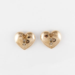 Vintage Chopard 18K Gold Happy Diamond Love Earrings
