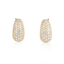 Load image into Gallery viewer, Van Cleef and Arpels 18K Gold Pavé Diamond Earrings
