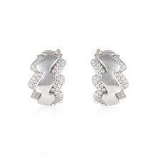 Load image into Gallery viewer, Van Cleef &amp; Arpels 18K White Gold Diamond Earrings
