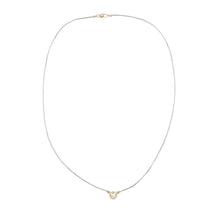 Load image into Gallery viewer, Estate 14K Two-Tone Gold Diamond Drop Necklace
