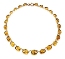 Load image into Gallery viewer, 18K Victorian Citrine Necklace
