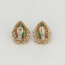 Load image into Gallery viewer, Estate David Webb 18K Emerald Earrings

