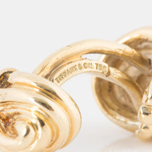 Load image into Gallery viewer, Tiffany &amp; Co. 18K Gold Swirl Cufflinks
