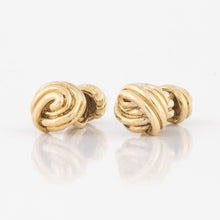 Load image into Gallery viewer, Tiffany &amp; Co. 18K Gold Swirl Cufflinks
