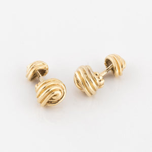 Tiffany & Co. 18K Gold Swirl Cufflinks