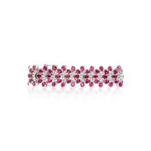 Load image into Gallery viewer, 18K White Gold Ruby and Diamond Bracelet
