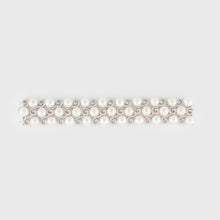 Load image into Gallery viewer, 18K White Gold Cultured Pearl and Diamond Bracelet
