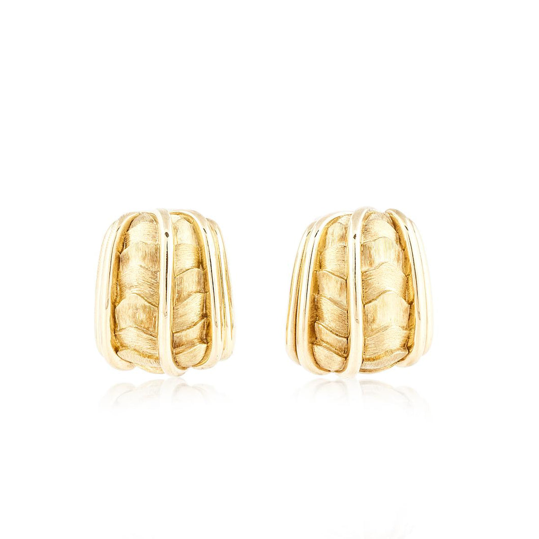 Henry Dunay 18K Gold Earrings