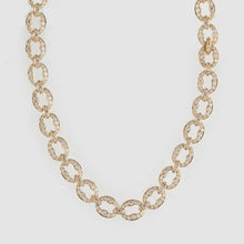 Load image into Gallery viewer, Tiffany &amp; Co. 18K Gold Diamond Link Necklace
