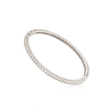 Load image into Gallery viewer, 18K White Gold Diamond Bangle
