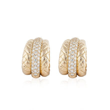 Load image into Gallery viewer, Estate Van Cleef and Arpels 18K Gold and Diamond Earrings
