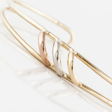 Load image into Gallery viewer, Cartier Trinity 18K Tri-Color Gold Cuff Bracelet
