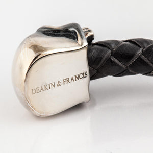 Deakin & Francis Sterling Silver Skull Bracelet