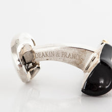 Load image into Gallery viewer, Deakin &amp; Francis Sterling Silver Poison Bottle Cufflinks
