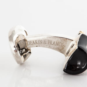 Deakin & Francis Sterling Silver Poison Bottle Cufflinks