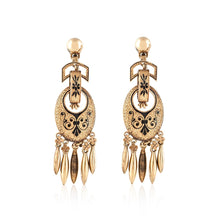 Load image into Gallery viewer, Victorian 14K Gold Dangle Earrings
