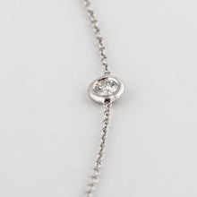 Load image into Gallery viewer, Estate 18K White Gold Diamonds by the Yard Necklace
