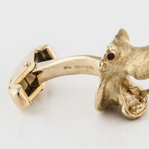 Deakin & Francis 18K Gold Hippo Cufflinks