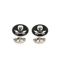 Load image into Gallery viewer, Deakin &amp; Francis Skull And Swords Cufflinks
