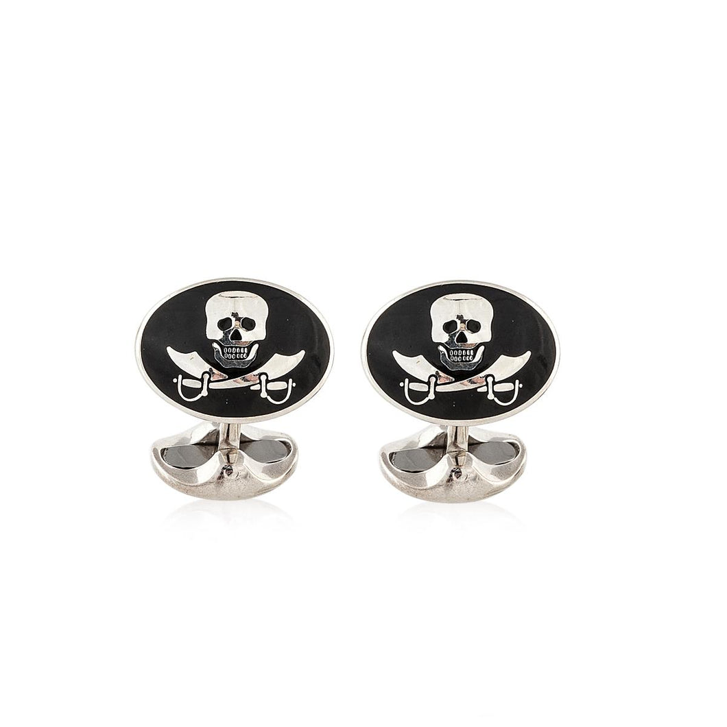 Deakin & Francis Skull And Swords Cufflinks