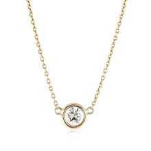 Load image into Gallery viewer, Estate Tiffany &amp; Co. Elsa Peretti 18K Gold Diamonds-by-the-Yard Single Diamond Necklace
