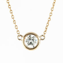 Load image into Gallery viewer, Estate Tiffany &amp; Co. Elsa Peretti 18K Gold Diamonds-by-the-Yard Single Diamond Necklace
