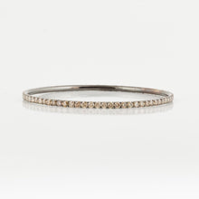 Load image into Gallery viewer, 18K Gold Brown Diamond Bangle
