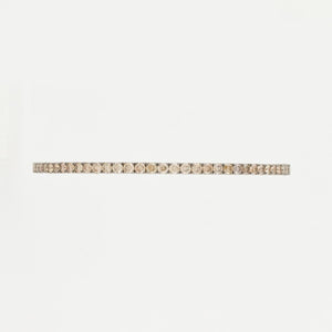 18K Gold Brown Diamond Bangle