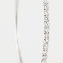 Load image into Gallery viewer, 18K White Gold Diamond Bangle Bracelet
