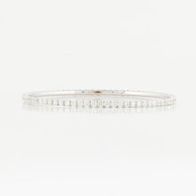 Load image into Gallery viewer, 18K White Gold Diamond Bangle Bracelet
