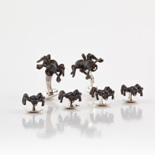 Load image into Gallery viewer, Deakin &amp; Francis Blackened Sterling Silver Ant Tuxedo Set
