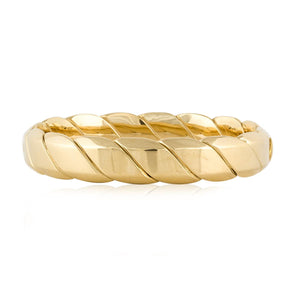 Estate 18K Gold Bangle Bracelet