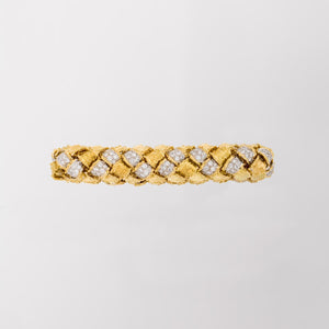 Estate Hammerman Bros. 18K Gold Diamond Bracelet